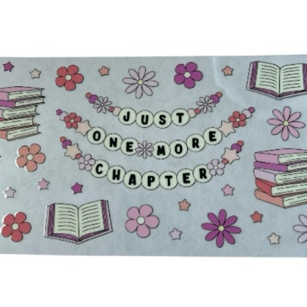 One More Chapter Cup Decal 194
